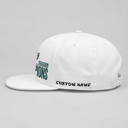 PHI Champions SB LIX Custom Snapback Cap V2 - Embroidered