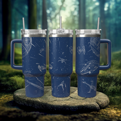 SW Galaxy 40oz Tumbler TLA23 - Gift For Fans