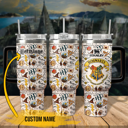 Custom Name HP Wizard Printed Tumbler - 407HLTLTB060