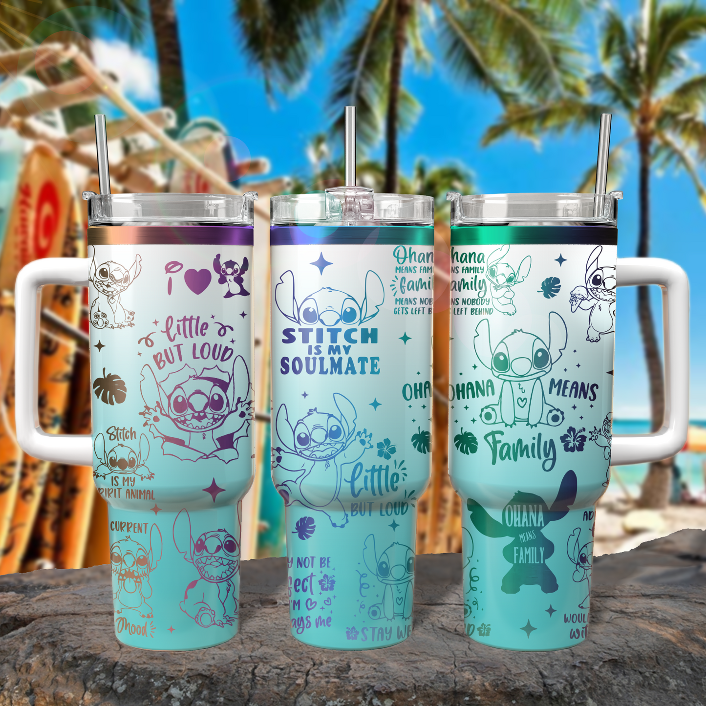 40oz Stitch Magical Tumbler - Gift For Fans TLA41