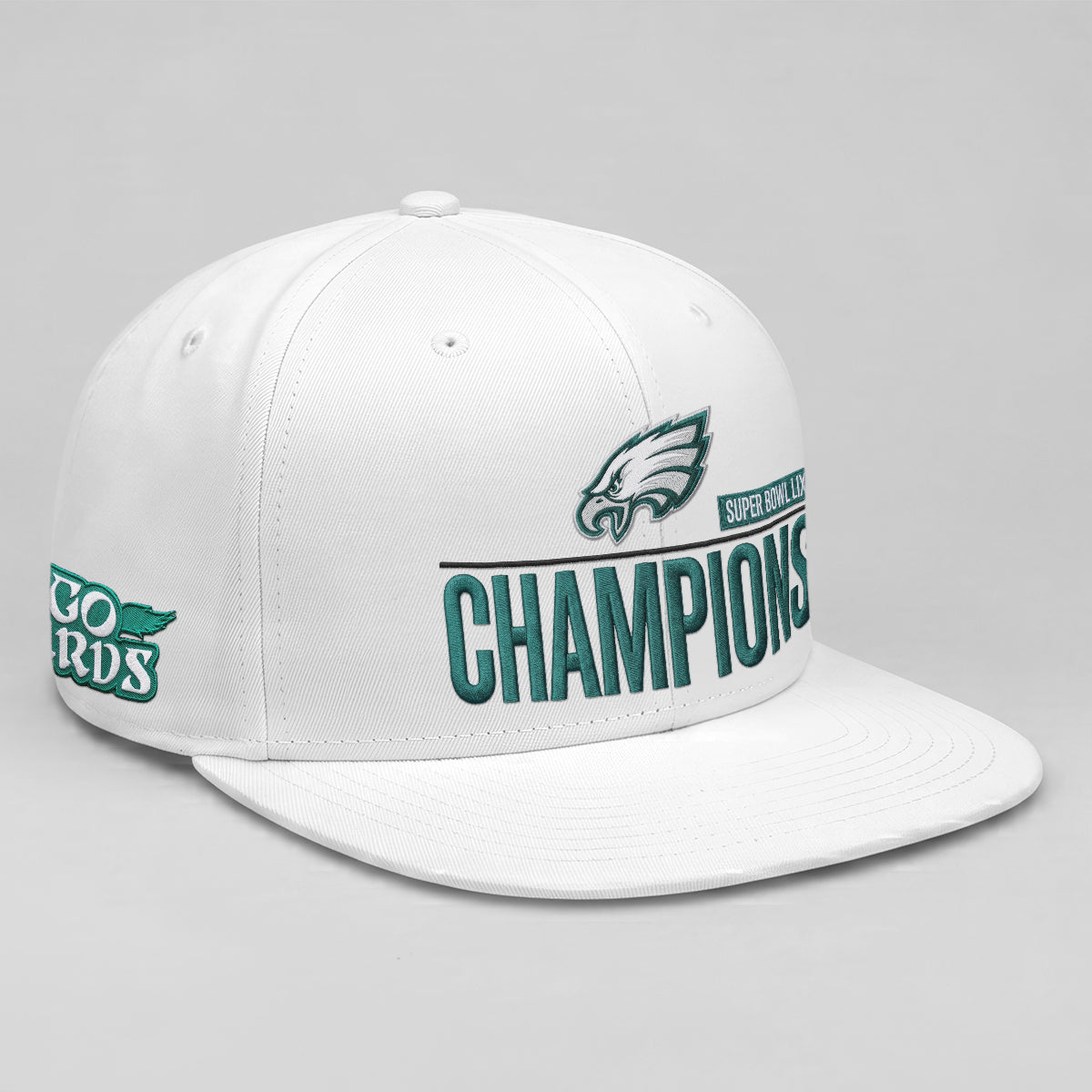 PHI Champions SB LIX Custom Snapback Cap V2 - Embroidered