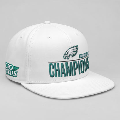 PHI Champions SB LIX Custom Snapback Cap V2 - Embroidered