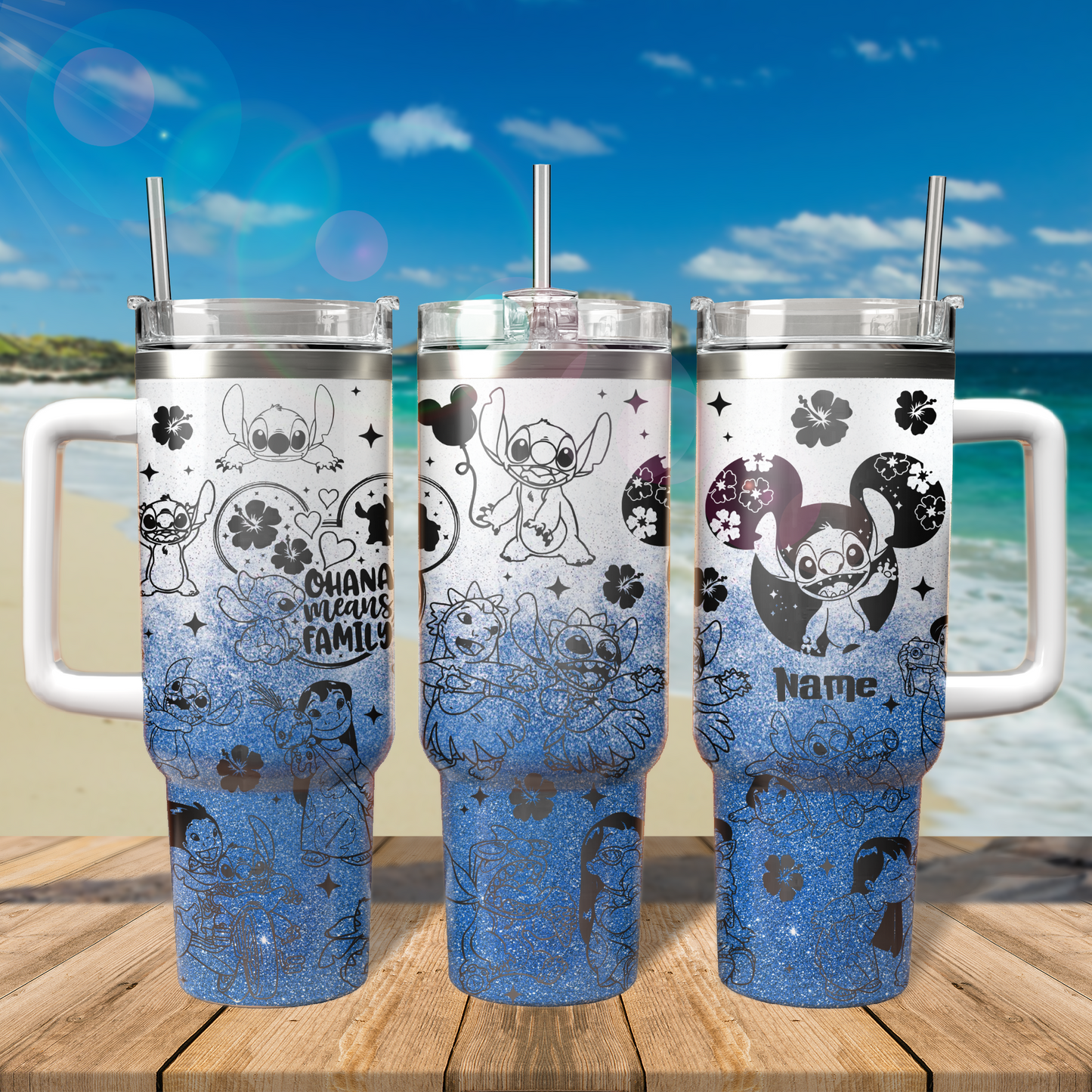 40oz Stitch Magical Tumbler - Gift For Fans TLA29