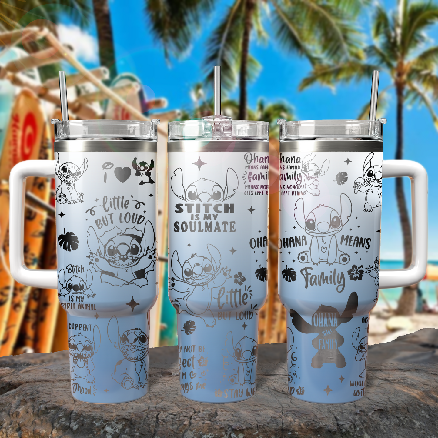 40oz Stitch Magical Tumbler - Gift For Fans TLA41