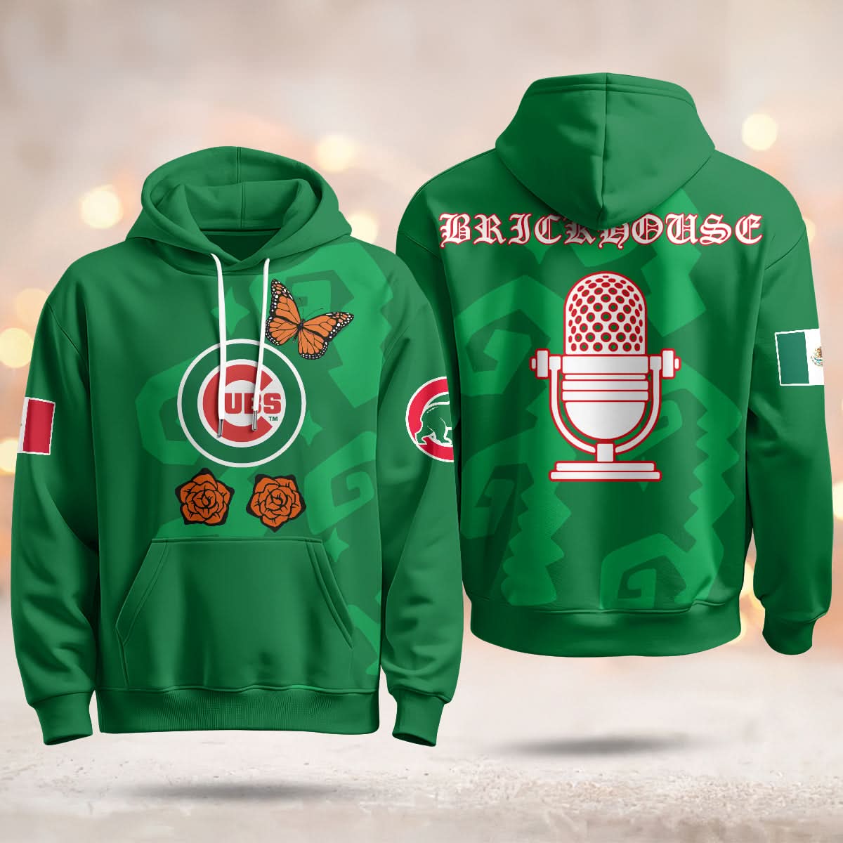 Chicago Cubs "Xicago" Mexican Heritage Hoodie - All Stitched