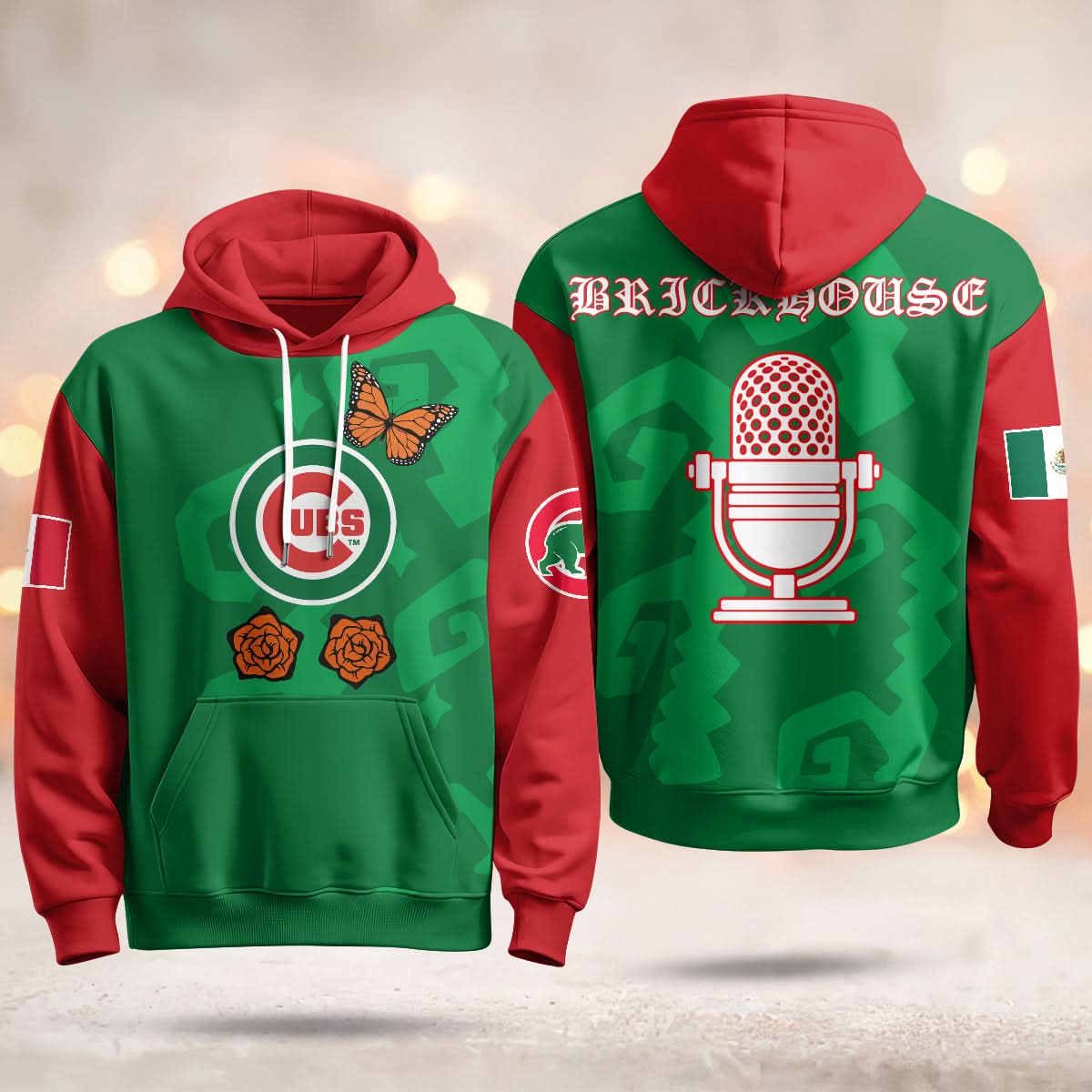 Chicago Cubs "Xicago" Mexican Heritage Hoodie - All Stitched