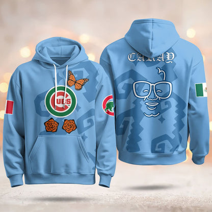 Chicago Cubs "Xicago" Mexican Heritage Hoodie - All Stitched