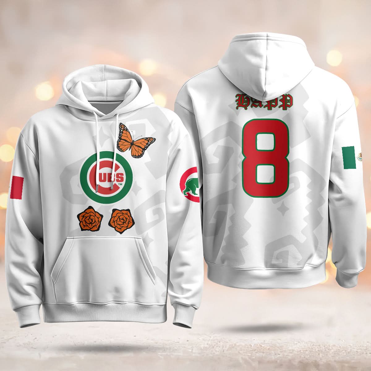 Chicago Cubs "Xicago" Mexican Heritage Hoodie - All Stitched