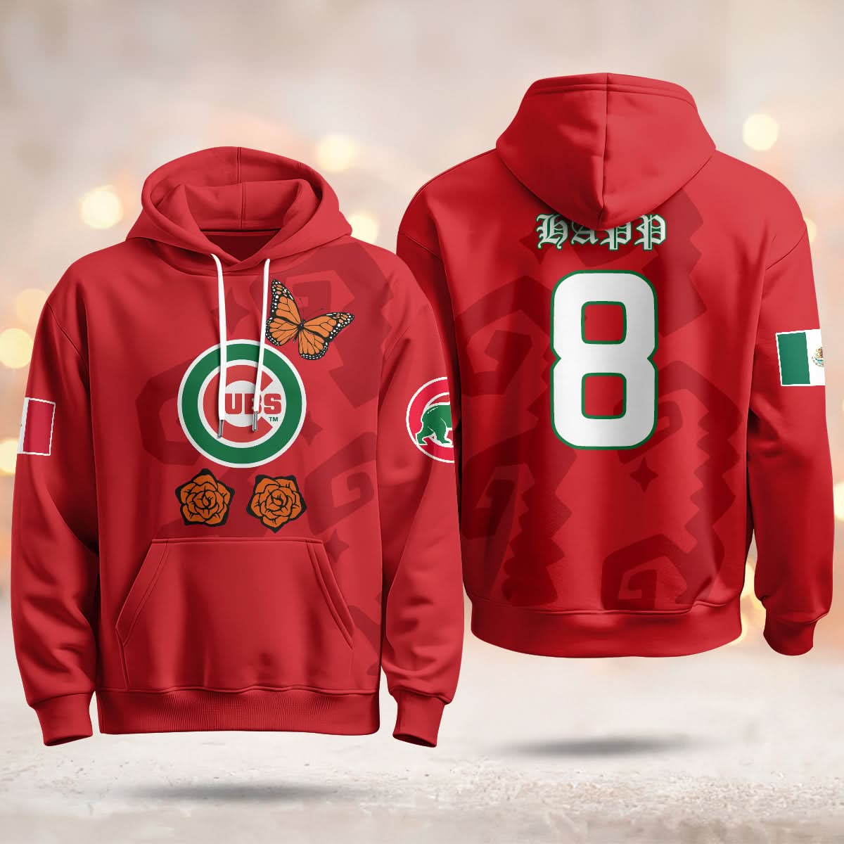 Chicago Cubs "Xicago" Mexican Heritage Hoodie - All Stitched