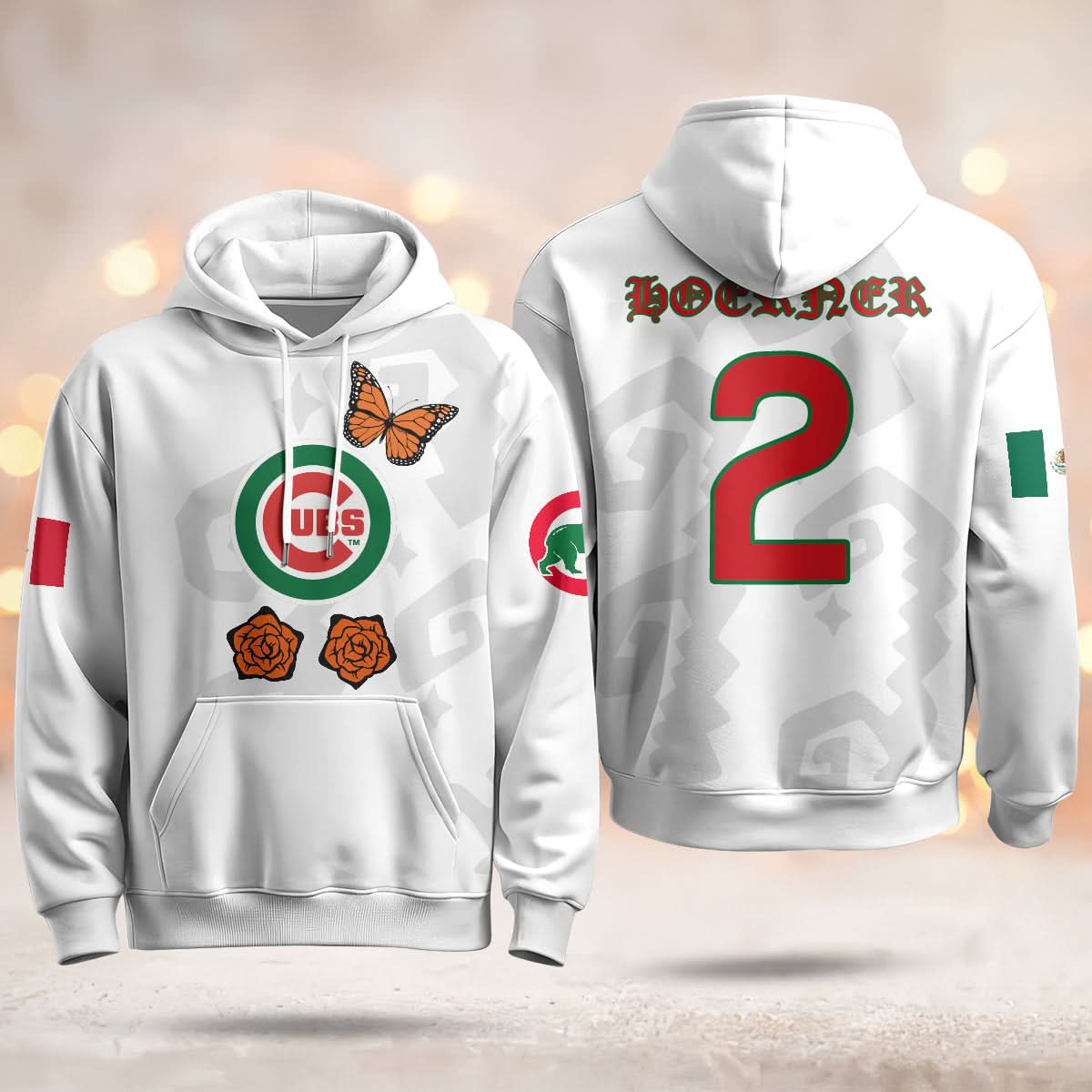 Chicago Cubs "Xicago" Mexican Heritage Hoodie - All Stitched