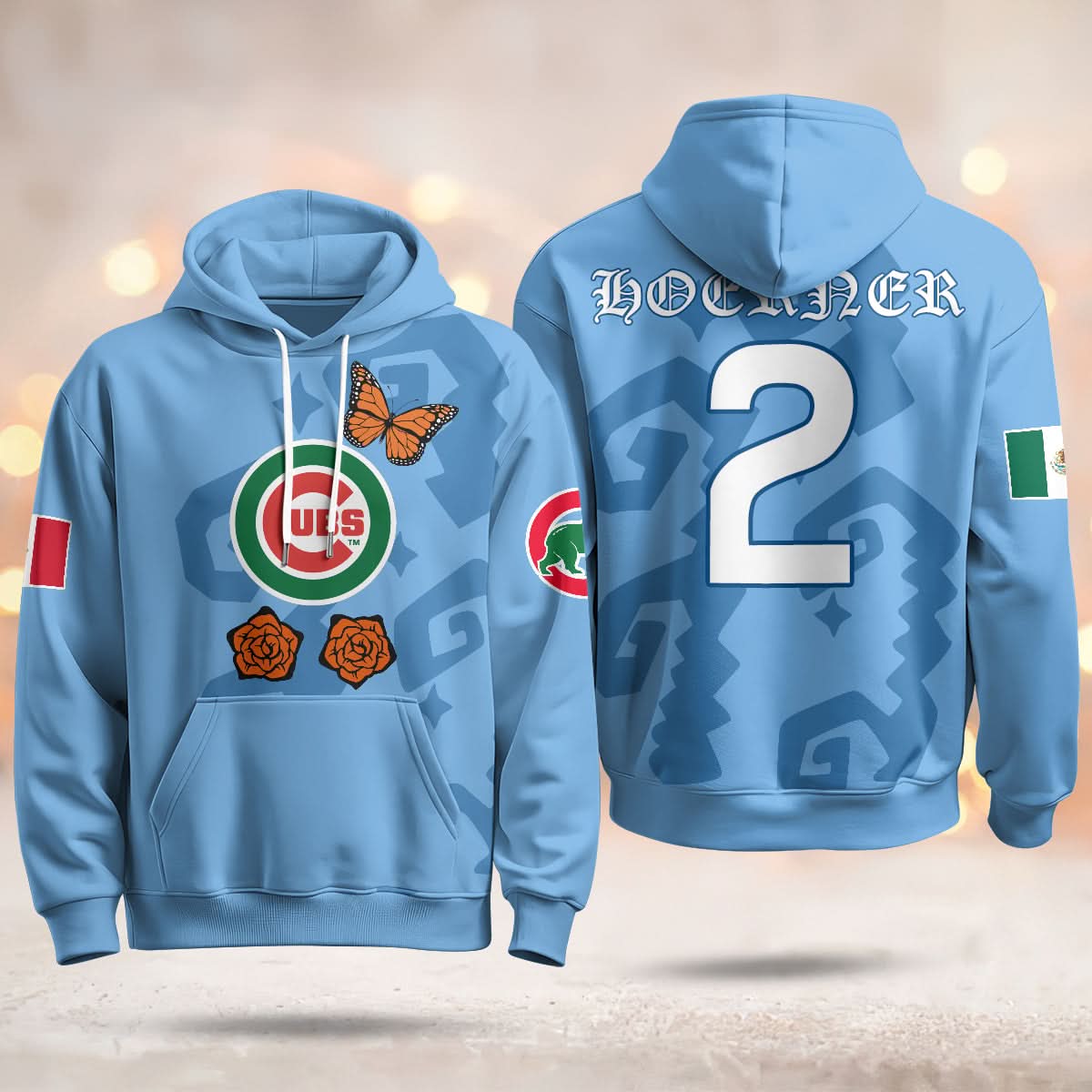 Chicago Cubs "Xicago" Mexican Heritage Hoodie - All Stitched