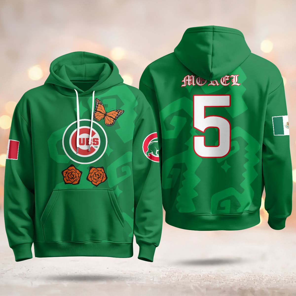 Chicago Cubs "Xicago" Mexican Heritage Hoodie - All Stitched