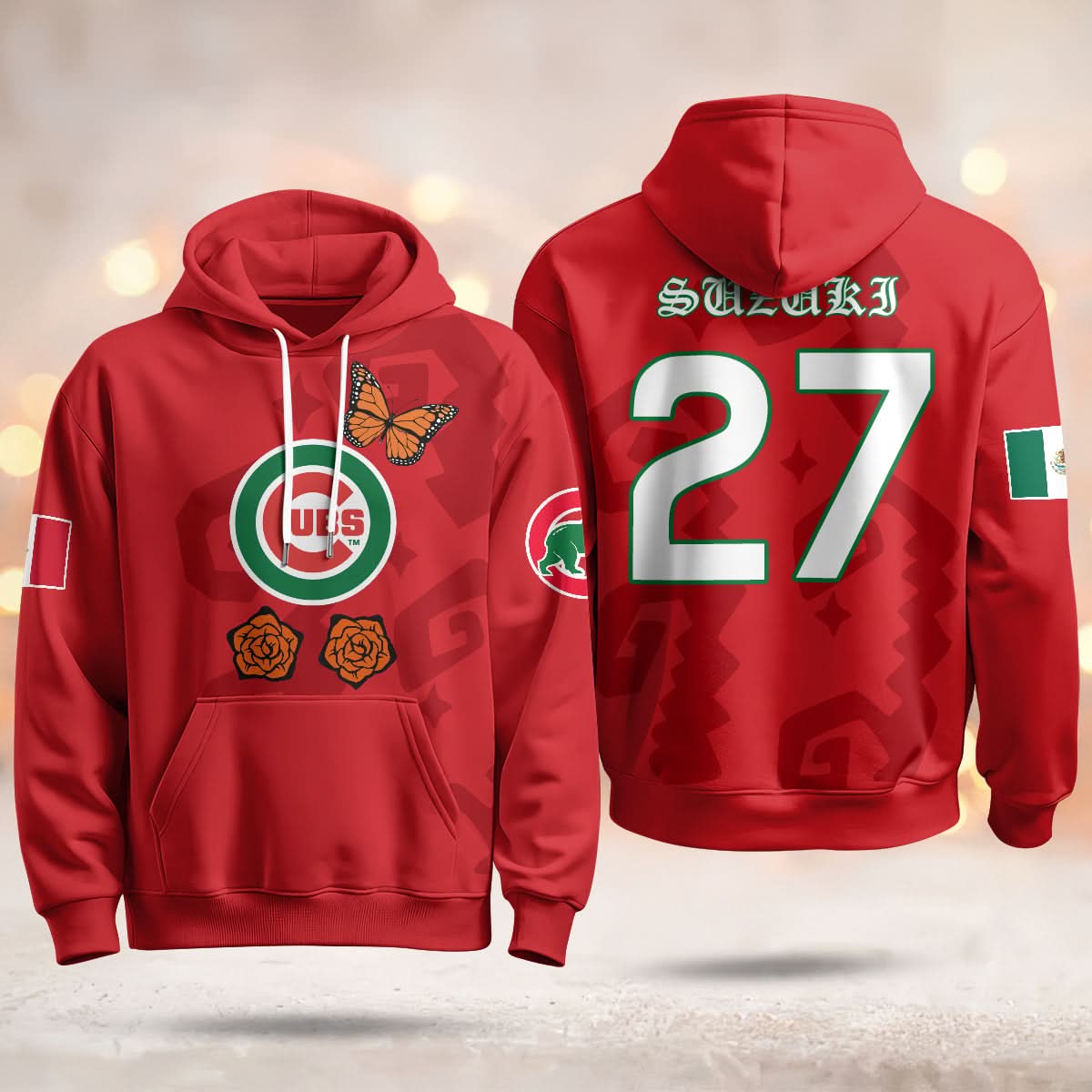 Chicago Cubs "Xicago" Mexican Heritage Hoodie - All Stitched