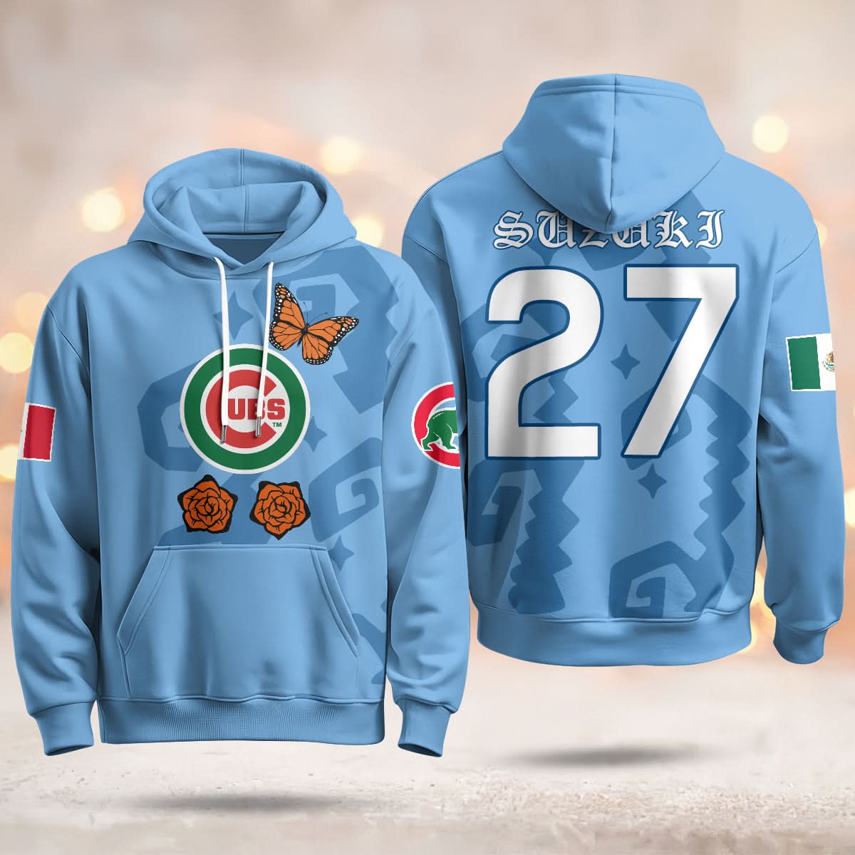 Chicago Cubs "Xicago" Mexican Heritage Hoodie - All Stitched