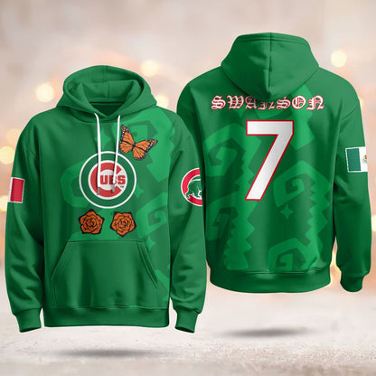 Chicago Cubs "Xicago" Mexican Heritage Hoodie - All Stitched