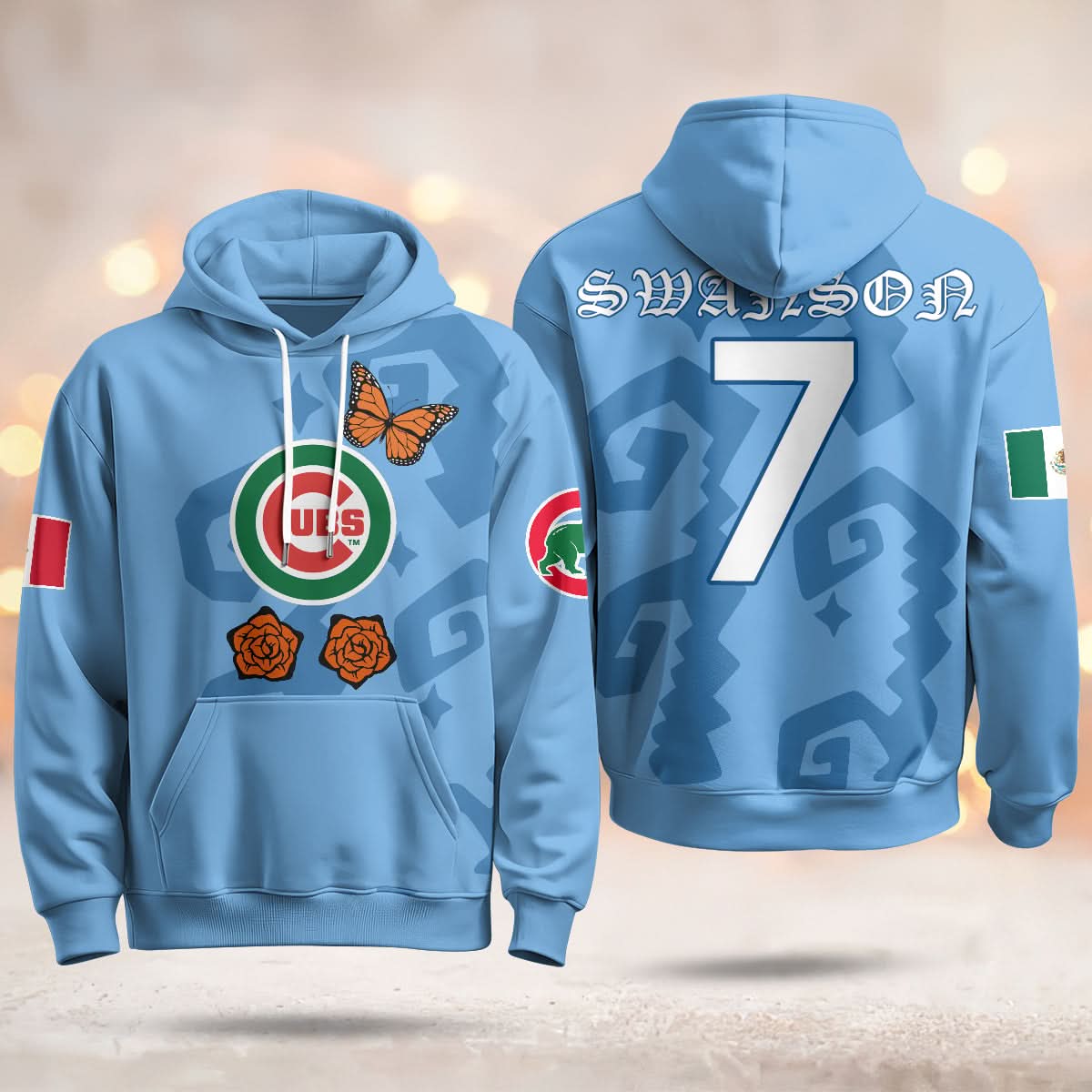 Chicago Cubs "Xicago" Mexican Heritage Hoodie - All Stitched