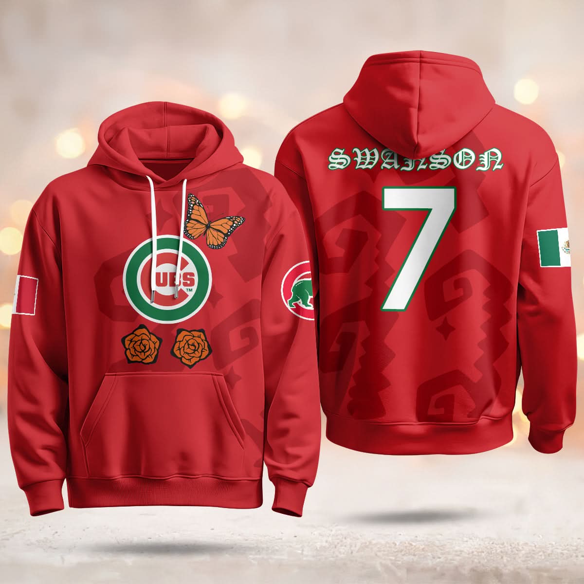 Chicago Cubs "Xicago" Mexican Heritage Hoodie - All Stitched