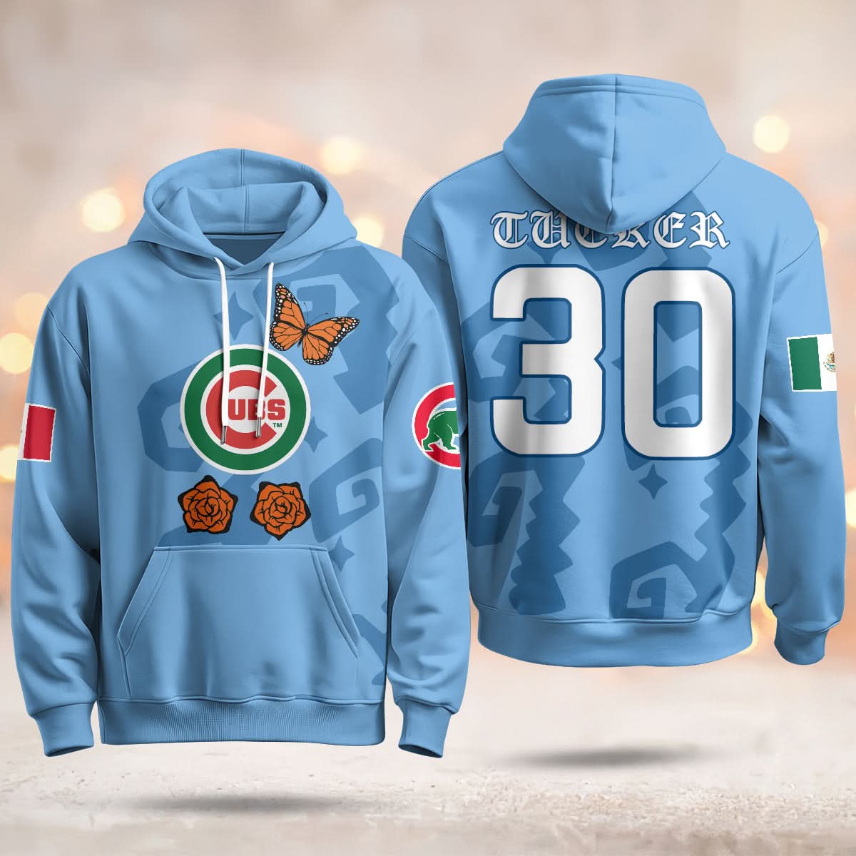 Chicago Cubs "Xicago" Mexican Heritage Hoodie - All Stitched