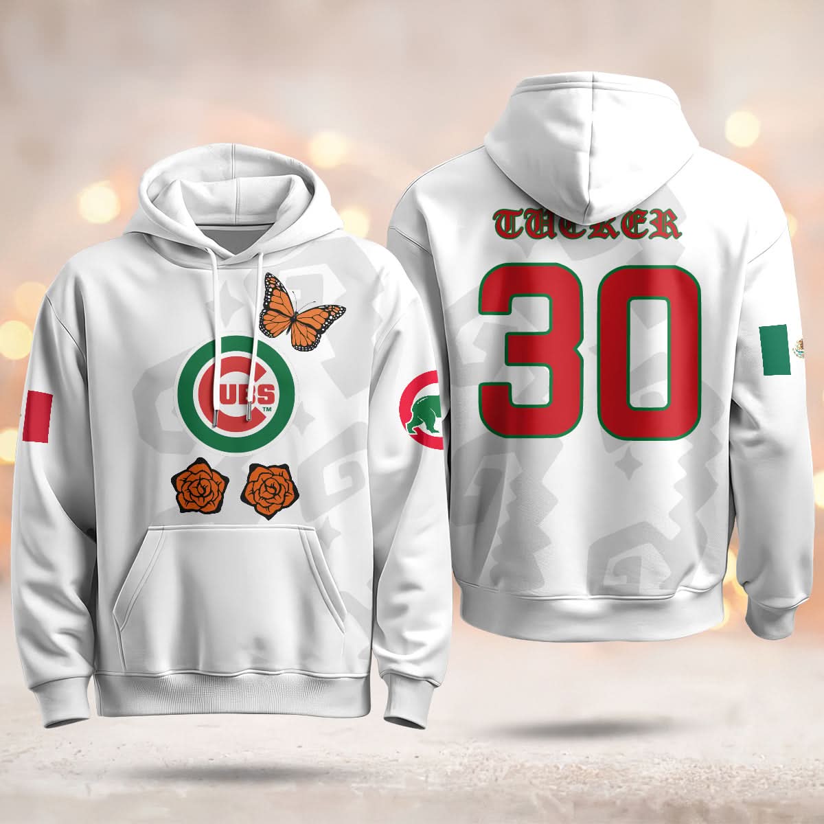Chicago Cubs "Xicago" Mexican Heritage Hoodie - All Stitched