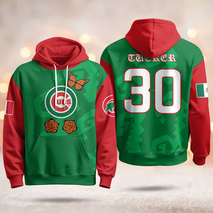 Chicago Cubs "Xicago" Mexican Heritage Hoodie - All Stitched
