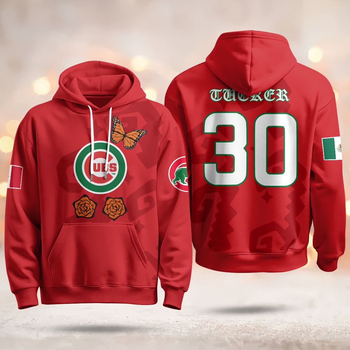 Chicago Cubs "Xicago" Mexican Heritage Hoodie - All Stitched