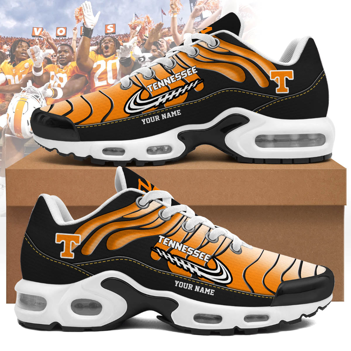 Tennessee Volunteers Personalized Air Max Shoes