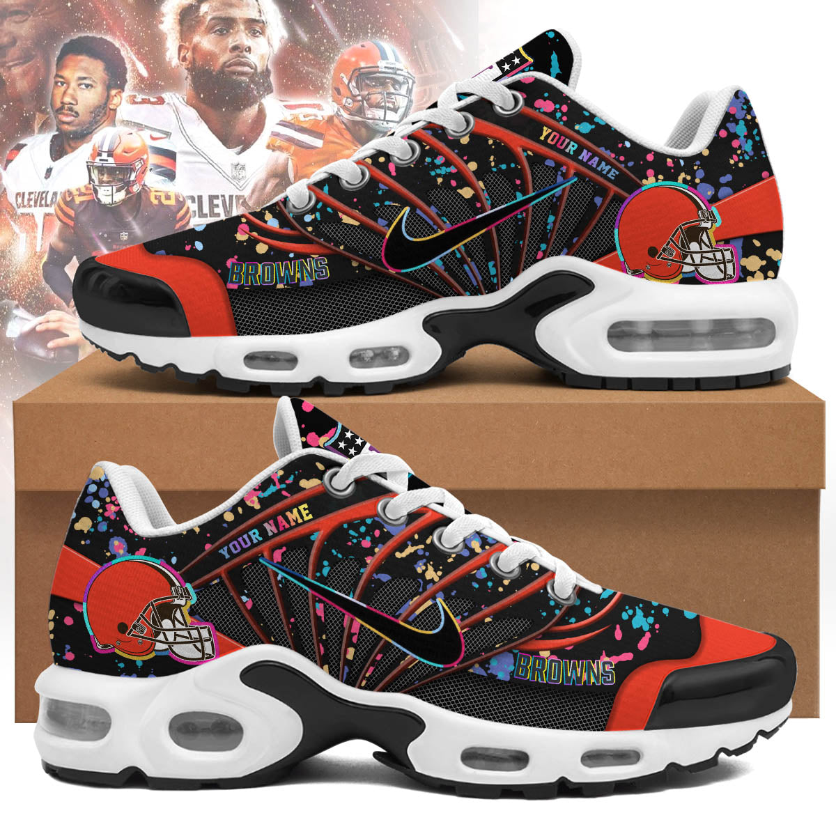 Cleveland Browns 2025 Crucial Catch Air Max Shoes