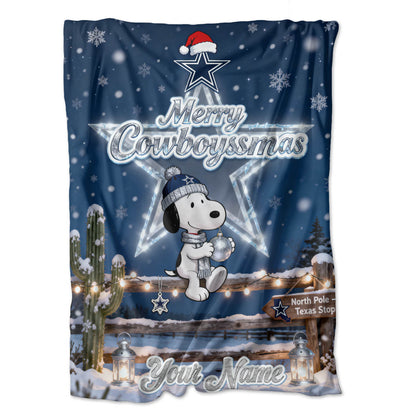 DAL x SNP | Premium Christmas Fleece Blanket & Throw Pillow