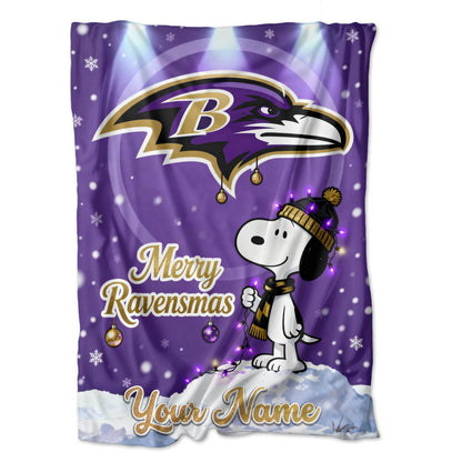 BAL x SNP | Premium Christmas Fleece Blanket & Throw Pillow