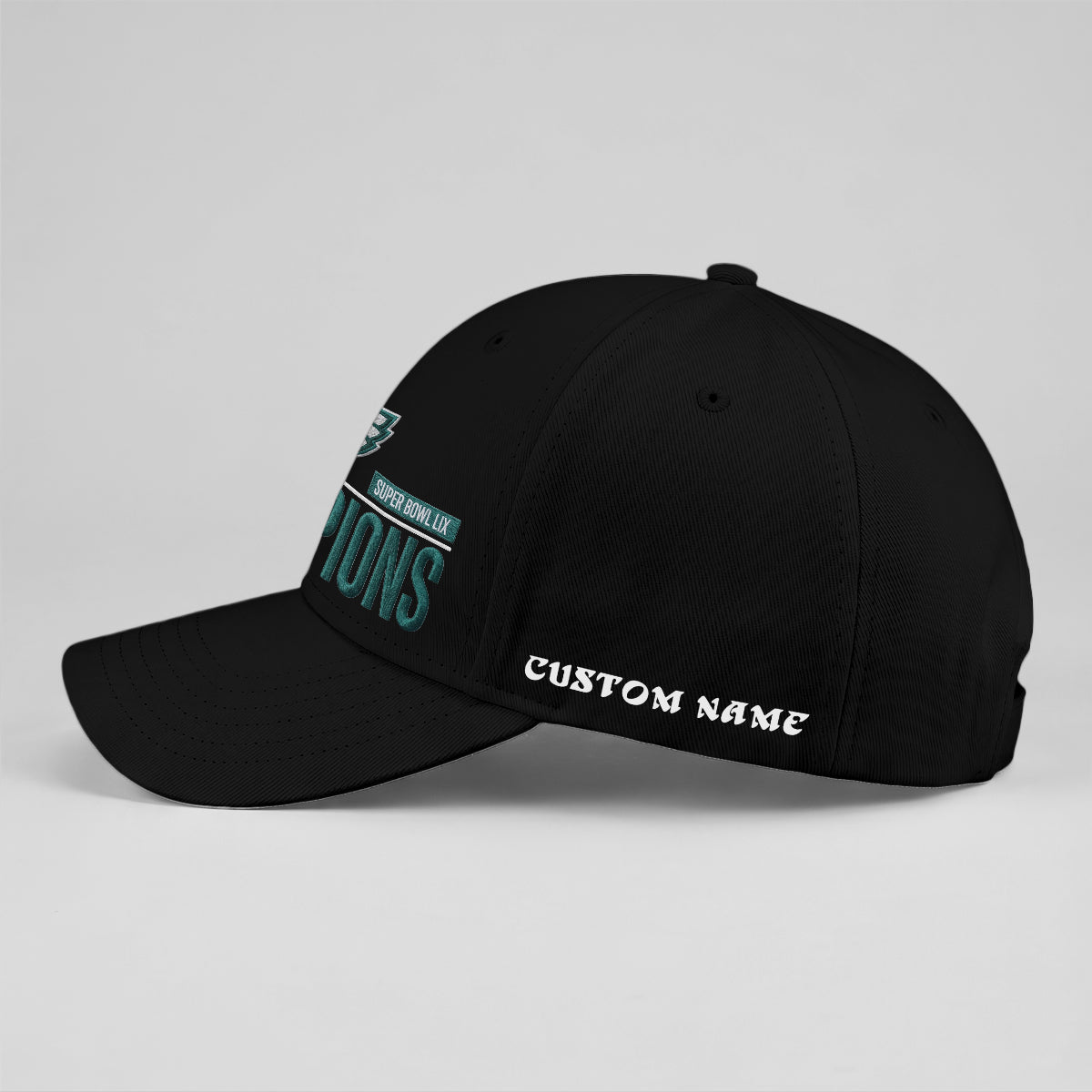 PHI Champions SB LIX Custom Baseball Cap V2 - Embroidered
