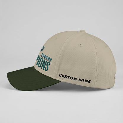 PHI Champions SB LIX Custom Baseball Cap V2 - Embroidered