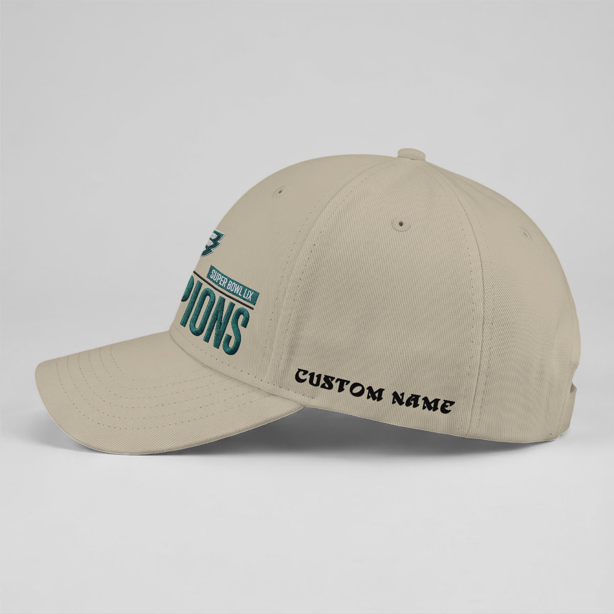 PHI Champions SB LIX Custom Baseball Cap V2 - Embroidered