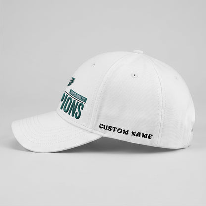PHI Champions SB LIX Custom Baseball Cap V2 - Embroidered