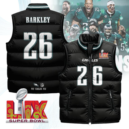 Philadelphia Eagles Unisex Puffer Vest - Printed