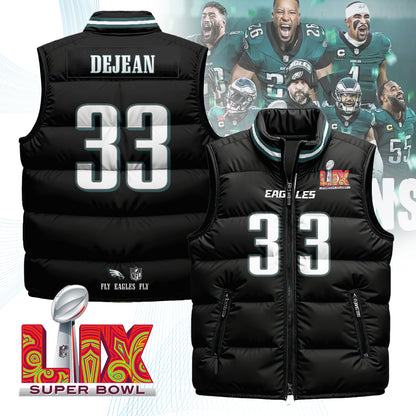 Philadelphia Eagles Unisex Puffer Vest - Printed