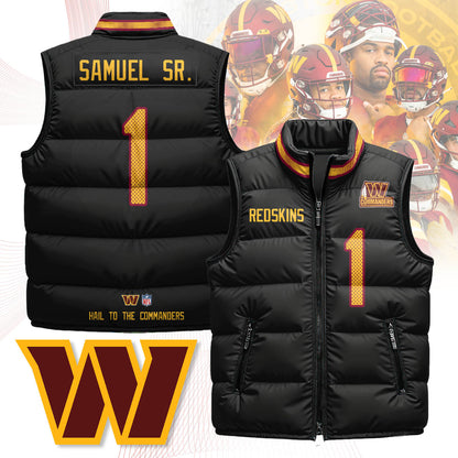 Washington Commanders Unisex Puffer Vest - Printed