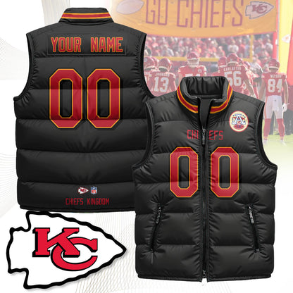 Personalized Kansas City Chiefs Unisex Puffer Vest
