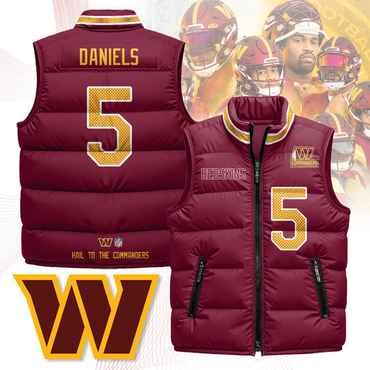 Washington Commanders Unisex Puffer Vest - Printed