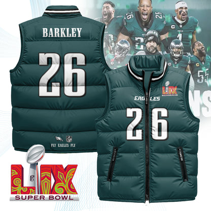 Philadelphia Eagles Unisex Puffer Vest - Printed
