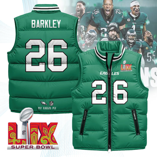 Philadelphia Eagles Unisex Puffer Vest - Printed