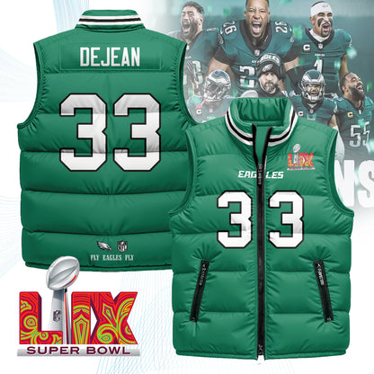 Philadelphia Eagles Unisex Puffer Vest - Printed