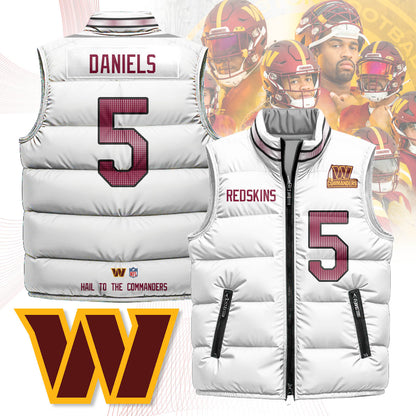 Washington Commanders Unisex Puffer Vest - Printed