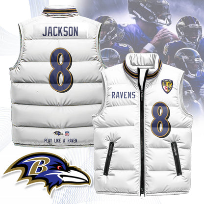 Baltimore Ravens Unisex Puffer Vest