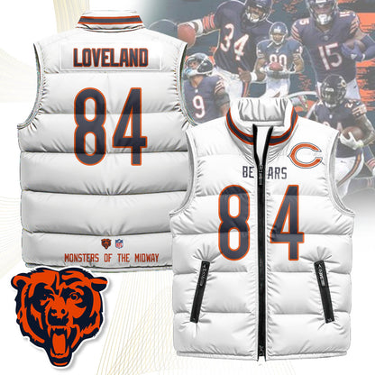Chicago Bears Unisex Puffer Vest