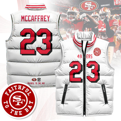 San Francisco 49ers Unisex Puffer Vest - Printed