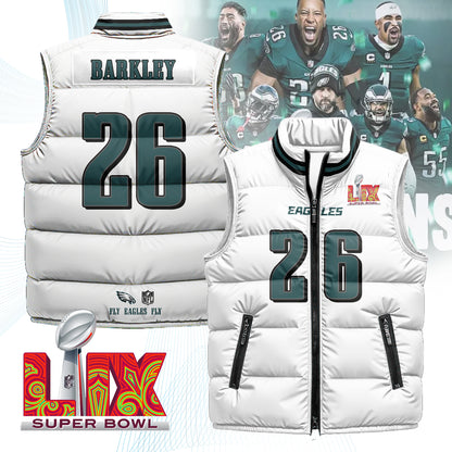 Philadelphia Eagles Unisex Puffer Vest - Printed