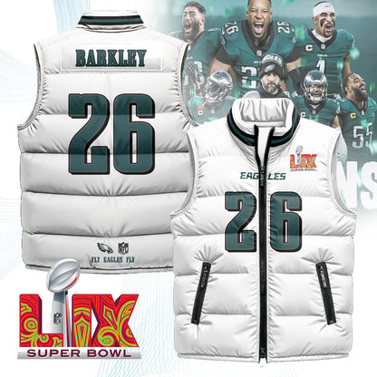Philadelphia Eagles Unisex Puffer Vest - Printed