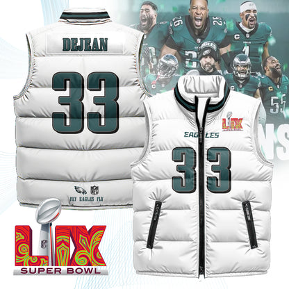 Philadelphia Eagles Unisex Puffer Vest - Printed