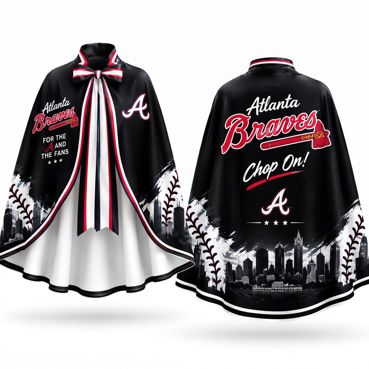 ATL Supporter Edition Strap Shawl Cape – Printed V4
