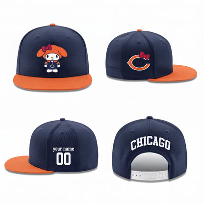 CHI x Pink Sanrio Friends Personalized Snapback Cap - Printed